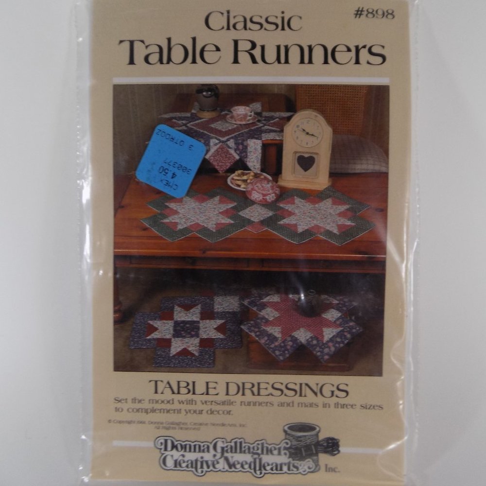 🌷5/25 SALE Donna Gallagher Classic Table Runner Mats Quilting Patterns